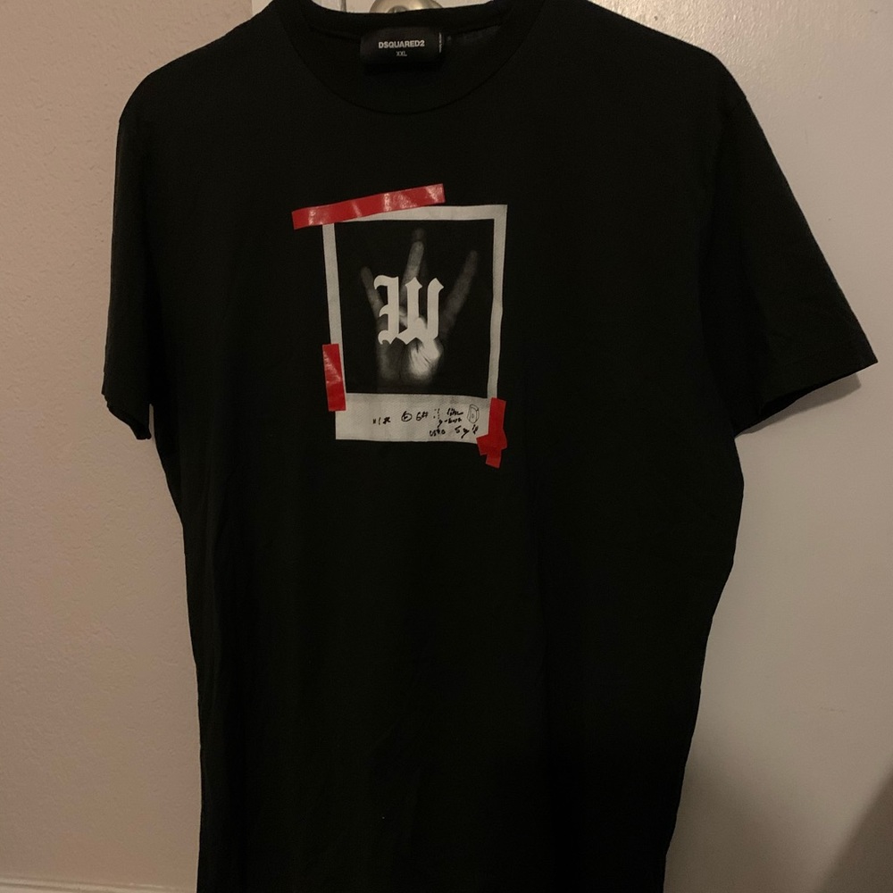 Men’s Black Dsquared2 T-shirt